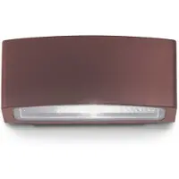 Ideal Lux Applique moderne Andromeda Aluminium Café 1 Lumière E27