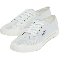 Pepe Jeans Baskets basses 'Brady Party' noir / argent