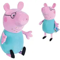 Pipsa Possu PEPPA Pig Peluche Peppa. Papa 37cm 926-1005