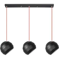 Toolight Lampe Suspendue APP383-3CPR Black
