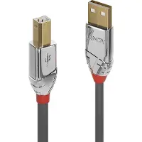 Lindy 36641 Câble USB 2.0 Type A/B Cromo Line M/M 1m