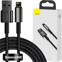 Baseus Cable Usb Do Lightning Tungsten Gold, 2.4A, 2M (Czarny)