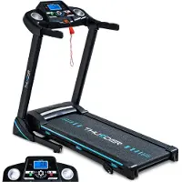 Thunder Tapis de course ICON BLACK 115x42cm 17km/h FitShow pliable Bluetooth