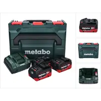 Metabo Set de base LIHD: 3x Batteries 5,5 Ah + Chargeur + Coffret metaBOX (685069000)