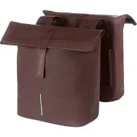Basil Sacoche double City 28-32 litres 12 x 29 x 30 cm - Roasted Brown