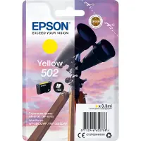 Epson C13T02V44010 Cartouche d'encre jaune originale (C13T02V44010,T02V440,502,T02V4,T02V44010)