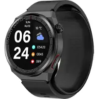 INF Montre intelligente pour surveiller fréquence cardiaque, tension artérielle Black
