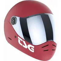 TSG Casque Pass 2.0 Solid - Rouge Doux Satiné -