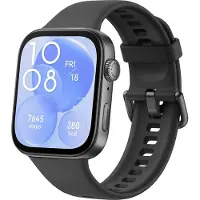 Huawei Watch Fit 3 [incl. bracelet en caoutchouc noir] 43mm boîtier en aluminium noir
