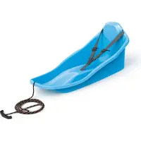 Prosperplast Mini luge en plastique "Topo" - Luge bleue pour enfants