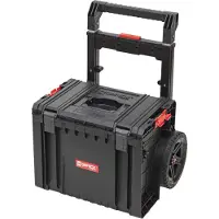 Qbrick System PRO Cart 2.0 Plus empilable 490 x 415 x 660 mm 29 l IP54 poignée télescopique double amovible