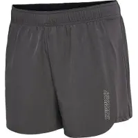 Hummel Pantalon de sport 'Vital Woven' gris foncé / blanc