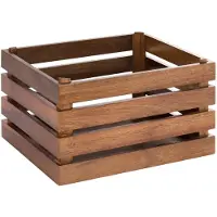 Assheuer & Pott Superbox Boîte en bois, GN 1/2, brun clair, hauteur : 200 mm, longueur : 350 mm