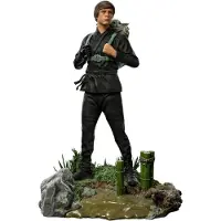 Iron Studios Star Wars Book of Boba Fett Art Scale Statue 1/10 Luke Skywalker & Grogu Training 20 cm