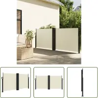 The Living Store Store latéral extensible Crème 120x600 cm