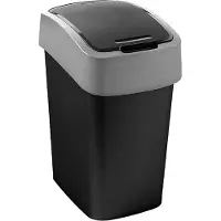 Curver Corbeille Flip Bin 25 l gris soft