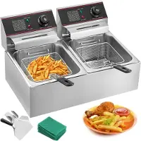 Vevor Friteuse 12L Electrique Inox