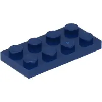 LEGO 50 pièces 3020 Plaques 2x4 Part Basic 50 bleu foncé