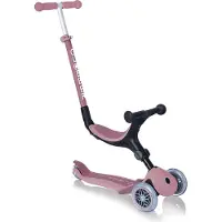 Globber GO-UP FOLDABLE PLUS ECO - 3 en 1 tricycle, roue et trottinette, 120/80 mm, 3 roues, hauteur réglable, baie