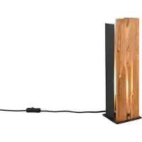 TRIO Lampe de table en bois Karuni