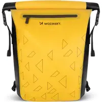 Wozinsky Waterproof Backpack Bike Rack Bag 2In1 23L Yellow (Wbb31Ye)