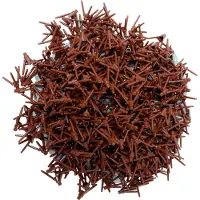 LEGO Base de la fleur Plante Tige de la fleur avec 3 tiges Marron rouge - 24855 NOUVEAU Quantité 500x