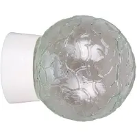 Rabalux Applique murale 2431 Grace, E27, blanche, ronde, standard, ø 140 mm