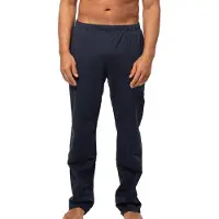 Hajo Herren Kurhose - Jogginghose, Homewear, stay fresh, Stretch Coton-Mix, uni Blau XL