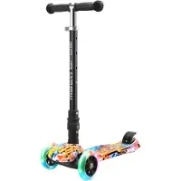 Volare BOLDCUBE Scooter à pédales / Grand scooter à 3 roues, Graffiti