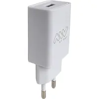Myway , chargeur 2A avec câble micro-USB 1m charge rapide, blanc