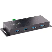 StarTech.com .com 5G4AINDNP-USB-A-HUB Concentrateur d'interface USB 3.2 Gen 1 (3.1 Gen 1) Type-B 5000 Mbit/s Noir