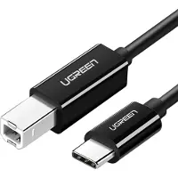 UGREEN Câble d'imprimante USB-C vers USB-B, 1 m - Noir