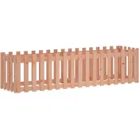 vidaXL Lit surélevé design clôture à lattes 200x50x50 cm bois massif douglas