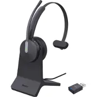 Yealink - Casque - supra-auriculaire - DECT / Bluetooth - sans fil - USB-A via adaptateur DECT, USB-C - avec BHC70 charging stand - pour Microsoft Teams (1208698)