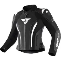 SHIMA Miura 2.0 Femme Noir Blanc Blouson Cuir Taille 42