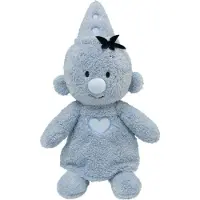 Bumba Knuffel Fluffy Pluche - Blauw, 35cm