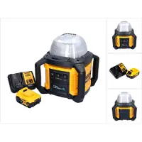 DeWalt DCL 074 P1 Projecteur de chantier sans fil Projecteur 18 V 5000 lm 4000 Kelvin + 1x batterie 5,0 Ah + chargeur