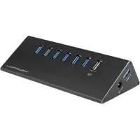 LC-Power LC-HUB-ALU-2B-7, concentrateur 6 ports USB 3.0, aluminium