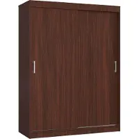 Akord Armoire Coulissante Mono Wengé 150X60X200