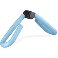 Relaxdays Appareil d'entraînement pour les cuisses, les bras et les jambes, appareil multifonction pour la maison, appareil pour les adducteurs, presse à cuisses, bleu clair