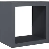 vidaXL Étagère à bois de chauffage anthracite 60x40x60 cm Acier