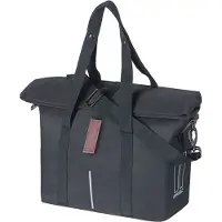 Basil City Sac à main de vélo KF-Hook 39x15x27cm, noir, 8-11L, KF-Hook