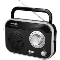Sencor SRD 210 BS radio Personal Analog Black, Grey, Metallic
