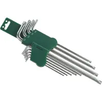 Jonnesway Clé Torx Type "L" 9 Pièces Extra Longue 5 Angles H16109S