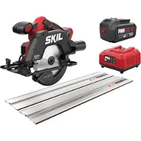 Skil 20V 3551 AB 165 mm Scie circulaire sans fil + rail de guidage (1x4,0 Ah)