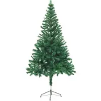 The Living Store Sapin de Noël artificiel avec support 150 cm 380 branches