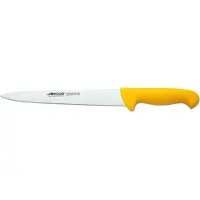 Arcos Couteau à fileter couleur - Prof 295500 en acier inoxydable Nitrum et mangue ergonomique jaune polypropylène et 25 cm de lame, vitrine