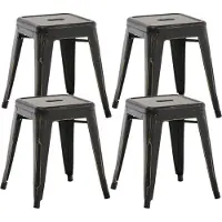CLP lot de 4 tabourets Armin