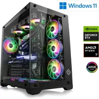 CSL-Computer PC de jeu, AMD Ryzen 7 9700X, 3800 MHz, GeForce RTX 5070 Ti, 32 Go DDR5 RAM, 2000 Go M.2 SSD, Windows 11 Home, USB 3.2 | M11880H