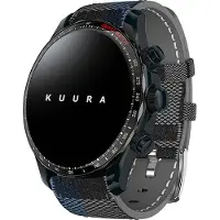 Kuura Smartwatch FM1 V3, Schwarz